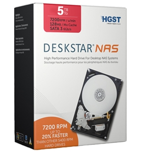 히타치 DeskStar IDK NAS 5TB 박스 (3.5HDD/NAS용/7200/128MB/SA