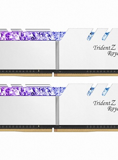 G.SKILL DDR4 64GB PC4-25600 CL16 TRIDENT Z ROYAL 실버 (16Gx4)