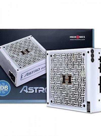 마이크로닉스 ASTRO GD 750W 80PLUS GOLD 풀모듈러 FDB 화이트