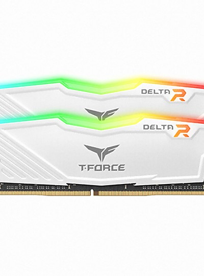 팀그룹 T-Force DDR4 32G PC4-25600 CL16 Delta RGB 화이트 (16Gx2)