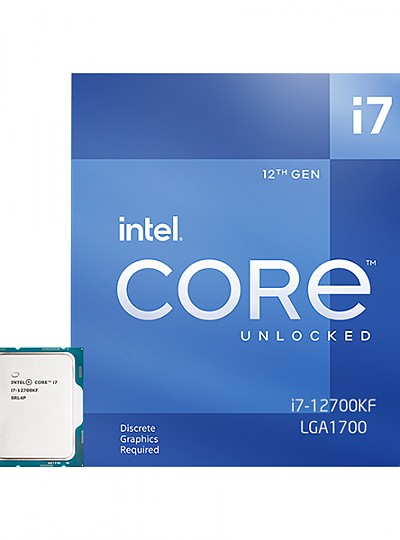 인텔 코어12세대 정품 i7-12700KF CPU (엘더레이크/LGA1700/쿨러미포함)