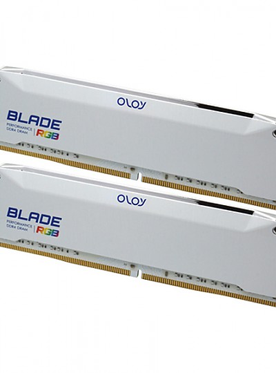 OLOy DDR4 16G PC4-25600 CL16 BLADE RGB White 메모리 (8Gx2)