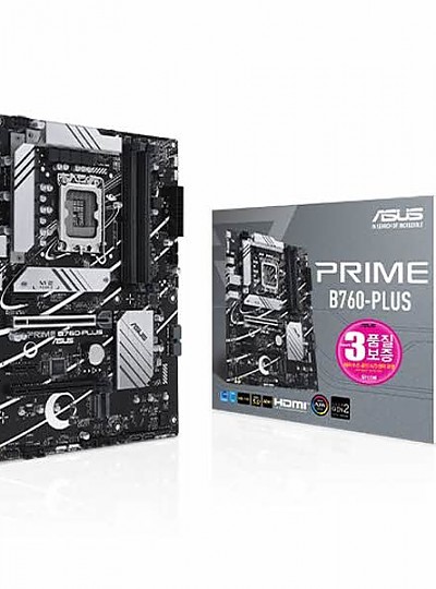 ASUS PRIME B760-PLUS 메인보드 (LGA1700/DDR5/ATX)