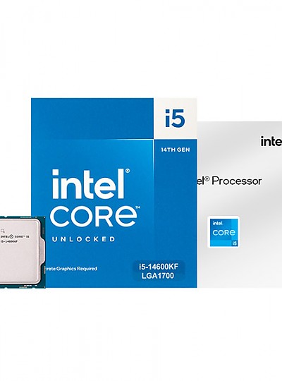인텔 코어14세대 정품 i5-14600KF CPU (랩터레이크 리프레시/LGA1700/쿨러미포함)