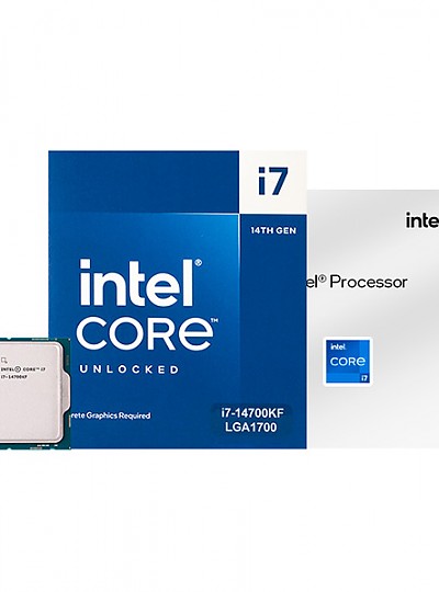 인텔 코어14세대 정품 i7-14700KF CPU (랩터레이크 리프레시/LGA1700/쿨러미포함)