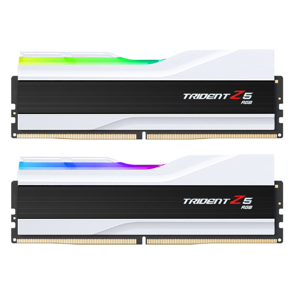 G.SKILL DDR5 32GB PC5-51200 CL32 Trident Z5 RGB 화이트 메모리 (16Gx2)