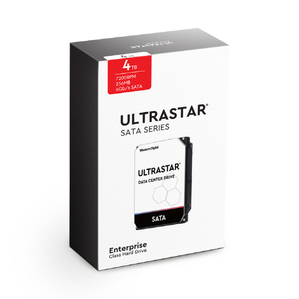 WD Ultrastar DC HC520 (HUH721212ALE600) 패키지 3.5 SATA HDD (12TB/7200rpm/256MB/PMR)
