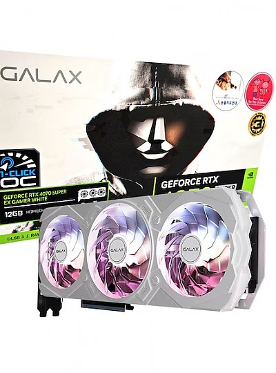 갤럭시 GALAX 지포스 RTX 4070 SUPER EX GAMER WHITE OC D6X 12GB